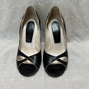 Marc Jacobs Black Open Toe 4" Pump